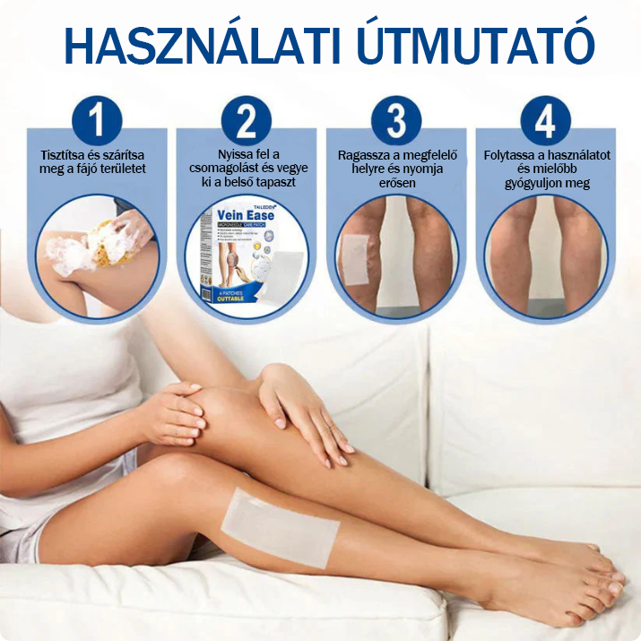 ✅🇭🇺👨‍⚕️TAILEDEN® VeinEase Mikrotűs Kezelő Tapasz⚡Azonnali Megkönnyebbülés, Hosszú Távú Eredmények
