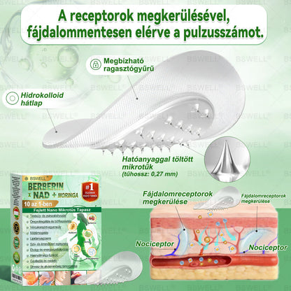💚BSWELL® Nano mikrotűs karcsúsító tapasz (Naponta egyszer már 28 napon belül látható változások láthatók) Alkalmas: elhízás kezelésére, szív- és érrendszeri egészségre, cukorbetegség kezelésére, alvási apnoéra és bélrendszeri problémákra🔥