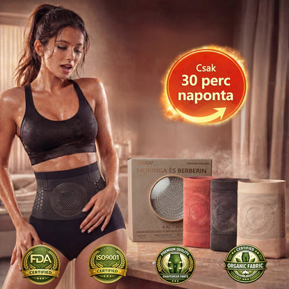 👸👸Hivatalos Márkabolt | ✅🛡️ 𝐏𝐀𝐔𝐑𝐀𝐉𝐔® 𝟐𝟎𝟐𝟔 Moringa & Berberine 4-az-1-ben Mikro-részecskés Formázó és Zsírégető Rövidnadrág✔️