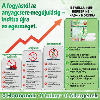 💚BSWELL® Nano mikrotűs karcsúsító tapasz (Naponta egyszer már 28 napon belül látható változások láthatók) Alkalmas: elhízás kezelésére, szív- és érrendszeri egészségre, cukorbetegség kezelésére, alvási apnoéra és bélrendszeri problémákra🔥