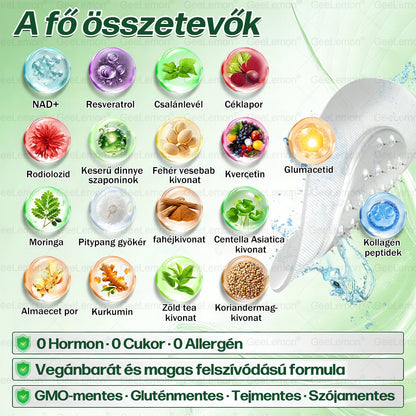 ✅✨Moringa · Berberine × NAD+ 10-in-1 Advanced Nano GeeLemon® Glumasetide 8az 1-ben Karcsú és EgészségesNano Mikrotűs Tapasz (Napi 1alkalom – látható változásakár 7 nap alatt) ✅ Elhízásra,bőrfeszesítésre,cukorbetegségre, alvásiapnoéra, ízületekre stb HU